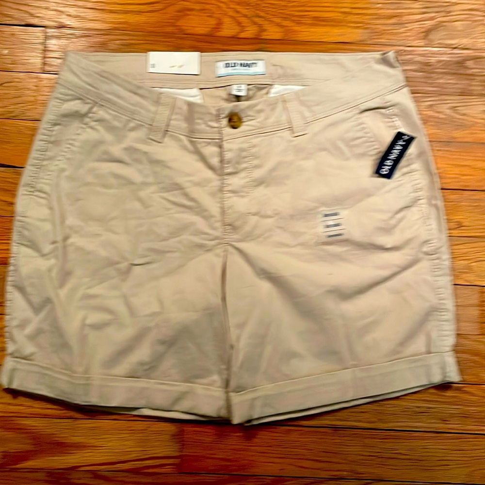 Old Navy Khaki Bermuda Shorts - Size 8